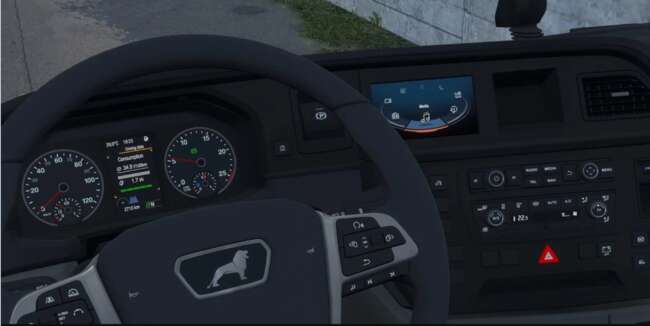 Analog Dashboard for MAN TGX 2020 by MADster v1.4 1.58x