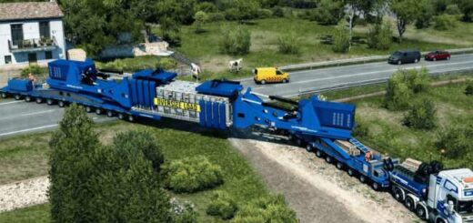 Heavy Oversized Transport (260 Tons) Mod ETS2 for All Versions