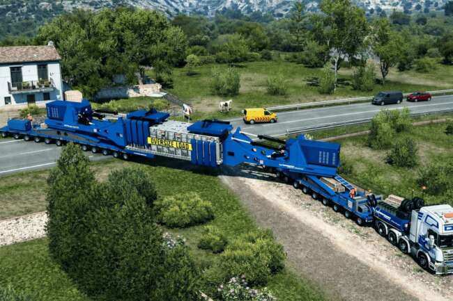 Heavy Oversized Transport (260 Tons) Mod ETS2 for All Versions