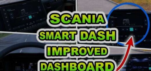 Scania Smart Dash Improved Dashboard v1.6 [1.58]