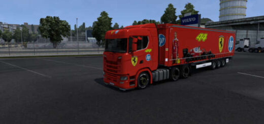 Ferrari Scania S and Profiliner v1 skinpack
