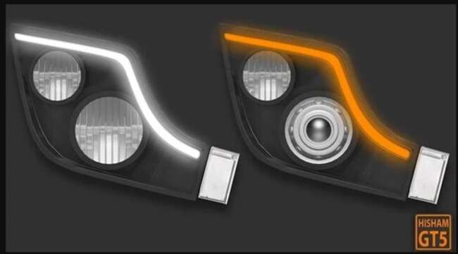 Mercedes Actros 2014 Tuning Headlights v1.58