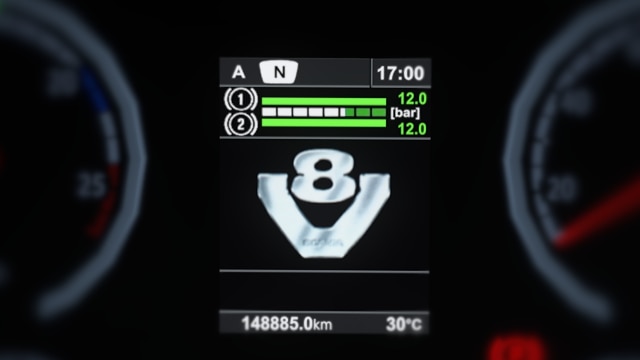 V8 Screen for Scania Old Exclusive Panel Realistic Dashboard Computer v1.58