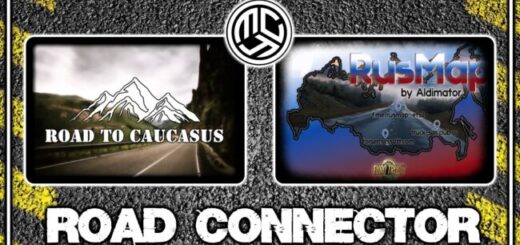 Road to Caucasus + RusMap [Aldimator] Road Connector v1.5.1