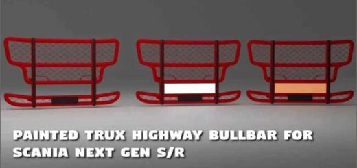 Painted Trux Highway for Scania Next GEN S/R ETS2 Part Mod