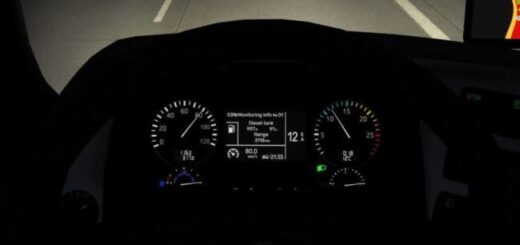 Mercedes Benz Actros MP3 Improved Dashboard v1.58