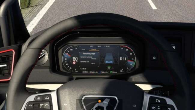 MAN TGX 2020 Improved Dashboard v1.58
