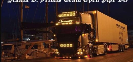 Scania D. Frimis Team Open Pipe V8 v4.0