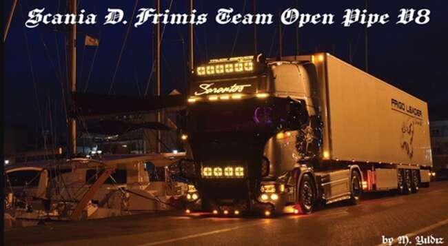 Scania D. Frimis Team Open Pipe V8 v4.0