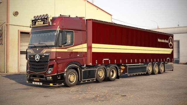 ACTROS MP4 GOLD EDITION skin for Venus Mod v1.1