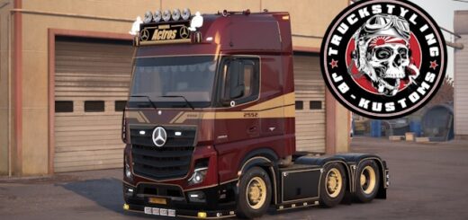ACTROS MP4 GOLD EDITION skin for Venus Mod v1.1