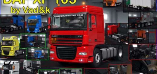 DAF XF 105 by vad&k v 7.19