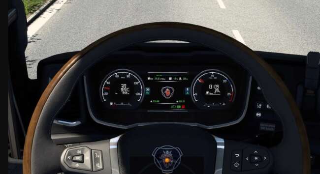 Scania NG Improved Dashboard v1.58
