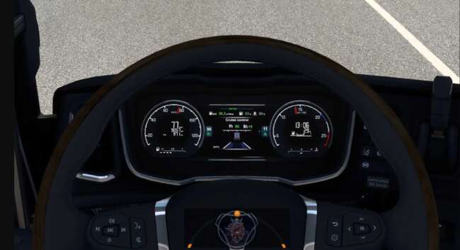 Scania NG Improved Dashboard v1.58
