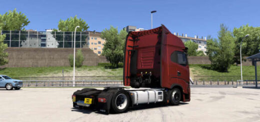 Low deck chassis addon for SCS Iveco S-Way by Sogard3 v1.2