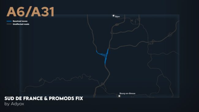 Sud de France & Promods Fix v1.1.1 1.58