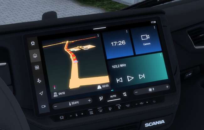 Realistic Scania SmartDash v1.651