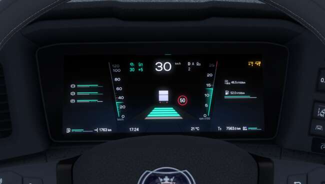 Realistic Scania SmartDash v1.651