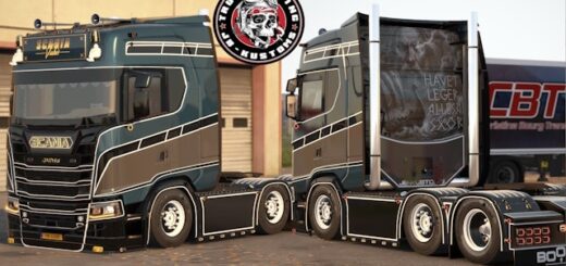 Skin for SCS Scania NG S high roof with Venus Parts v1.2