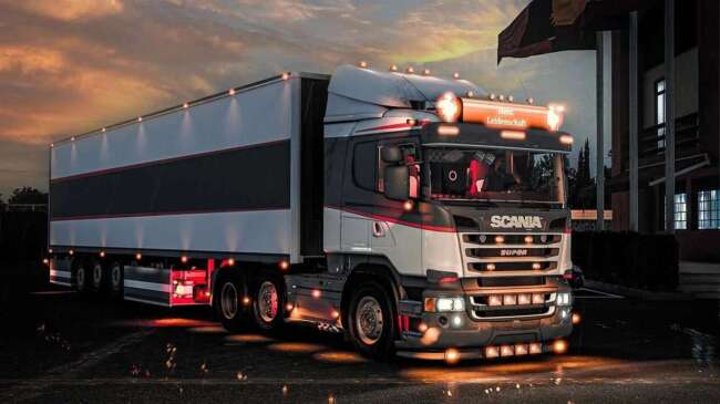Scania R560 V8 + Trailer 1.58