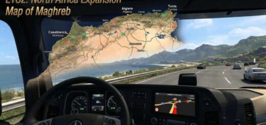 Maghreb Map | Morocco, Algeria & Tunisia – ETS2