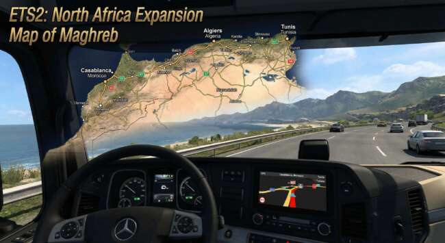 Maghreb Map | Morocco, Algeria & Tunisia – ETS2