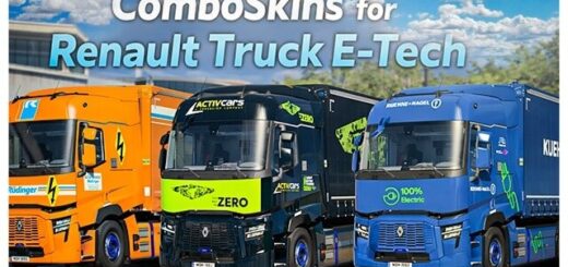 [ComboSkins] for Renault Truck E-tech v1.6