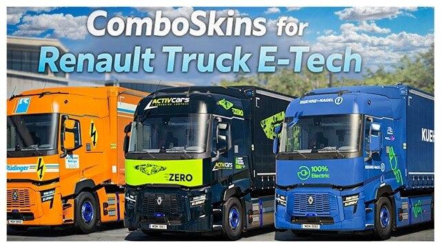 [ComboSkins] for Renault Truck E-tech v1.6