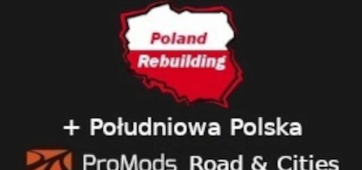 ProMods road & cities Południowa Polska merge v1.58
