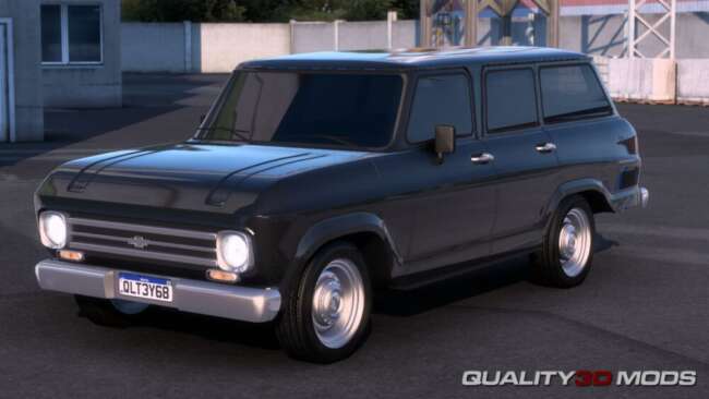 1973 Chevrolet Veraneio + Trailer v1.58