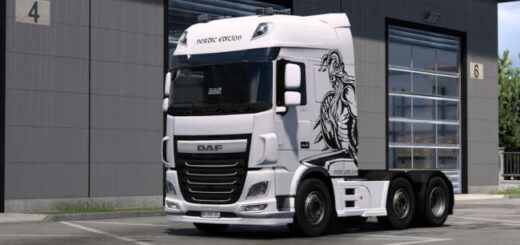 DAF XF Euro 6 Nordic Edition skin v1.0