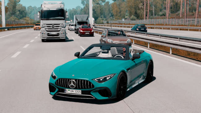 Mercedes-Benz SL63 AMG 2023 v2.2 (1.58x)