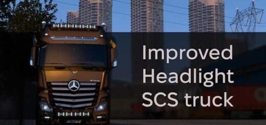 Improved Headlight for SCS Trucks v1.58