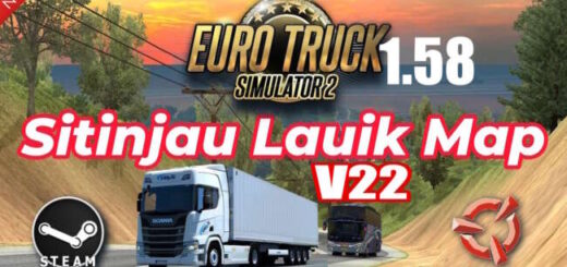 Map Sitinjau Lauik V22 ETS2 1.58
