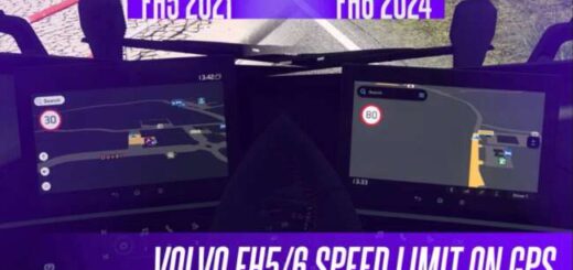 VOLVO FH5/6 Speed Limit on GPS v1.58