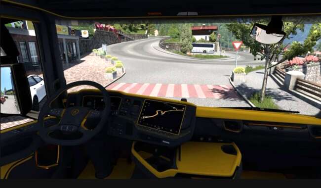 Insanux Interior for Scania NG 2016 and Smart Super Dashboard v1.58