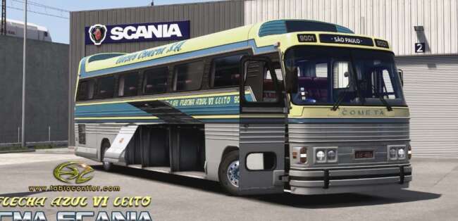 Bus CMA Scania Flecha Azul VI Leito