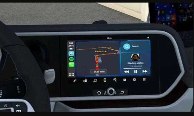 Apple CarPlay for DAF 2021 v1.58