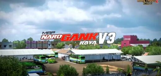 Map Narogong Raya v3 Save Game Profile ETS2 1.58