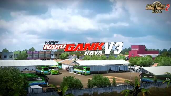 Map Narogong Raya v3 Save Game Profile ETS2 1.58