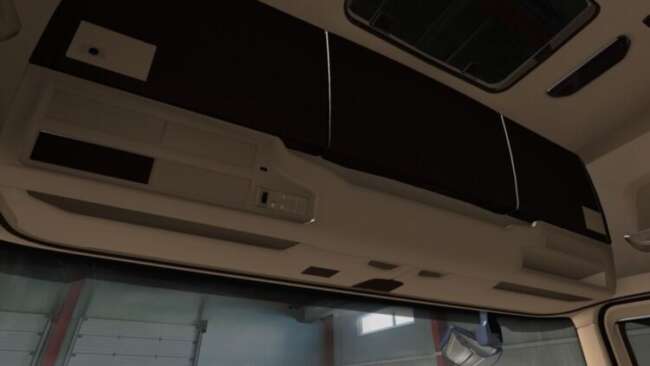 Scania 2016 S & R Beige Brown Interior v1.58