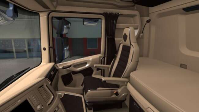 Scania 2016 S & R Beige Brown Interior v1.58