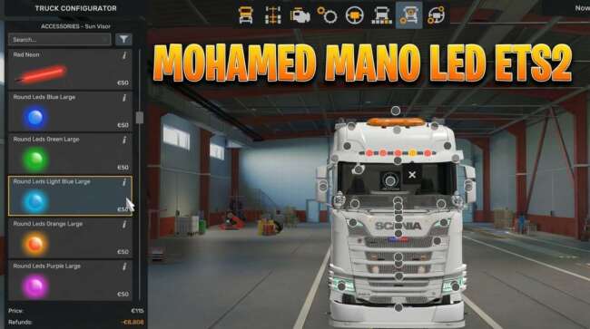 Mohamed Mano LED Tuning All trucks.scs