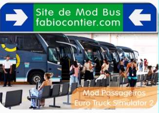 Mod de passageiros para o Mapa ETS2