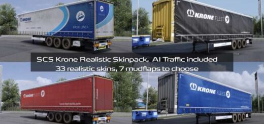 SCS Krone Realistic Skinpack v2.0