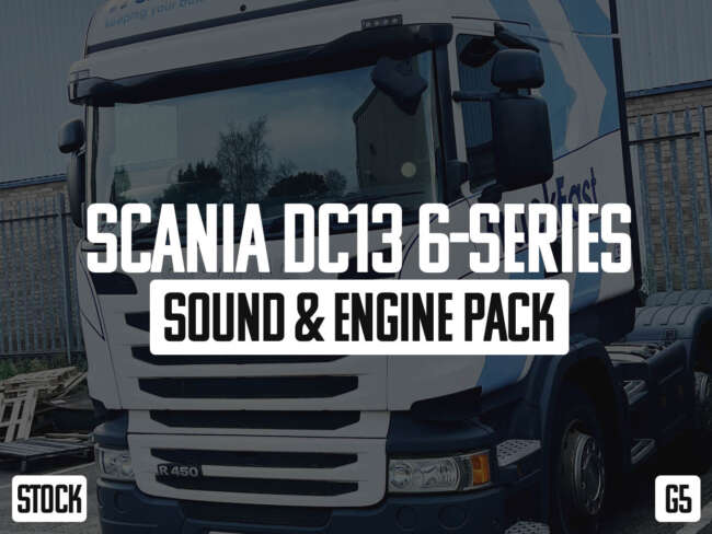 Scania DC13-6 Series Sound & Engine Pack v1.0 1.58