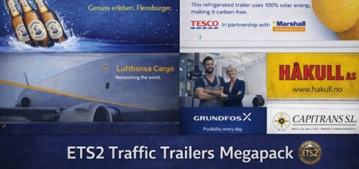 ETS2 Traffic Trailers Mega Pack v1.0