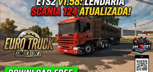ATAULIZAÇÃO SCANIA 124 VERSÃO 1.58