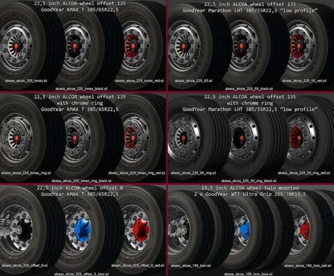 Abasstreppas Trailer Wheel Pack v1.58