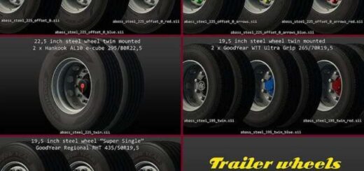 Abasstreppas Trailer Wheel Pack v1.58